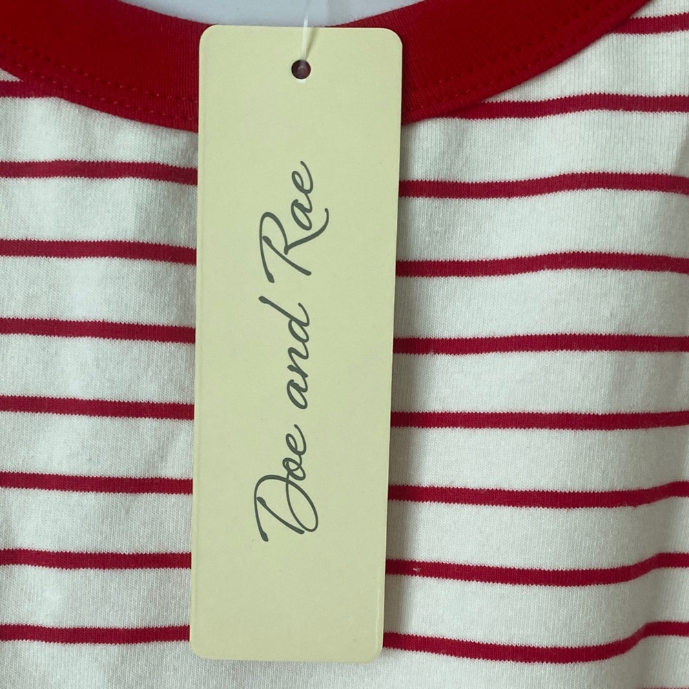 Striped Tank Top in Red and White - Picture 3 of 6